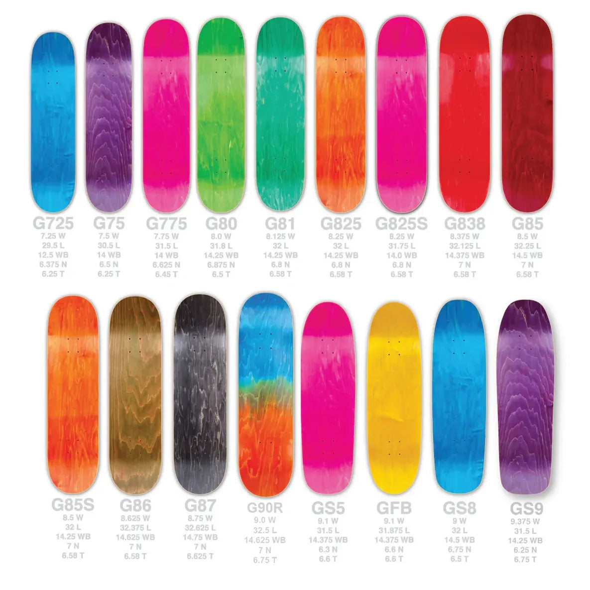 BBS MFG Premium Blank Skateboard Deck | Professional-Grade Canadian Maple