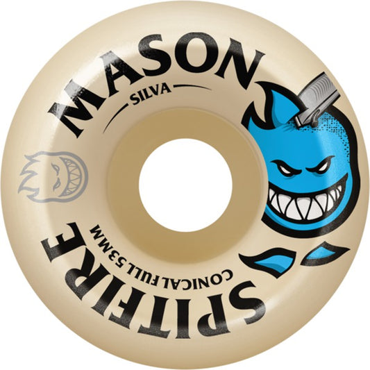 Spitfire Mason Silva Burn Squad Skateboard Wheels | F4 Conical Full 53mm 99a