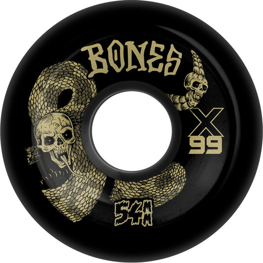 BONES X-FORMULA DEATH VENOM V6 WIDECUT 54MM 99A BLACK