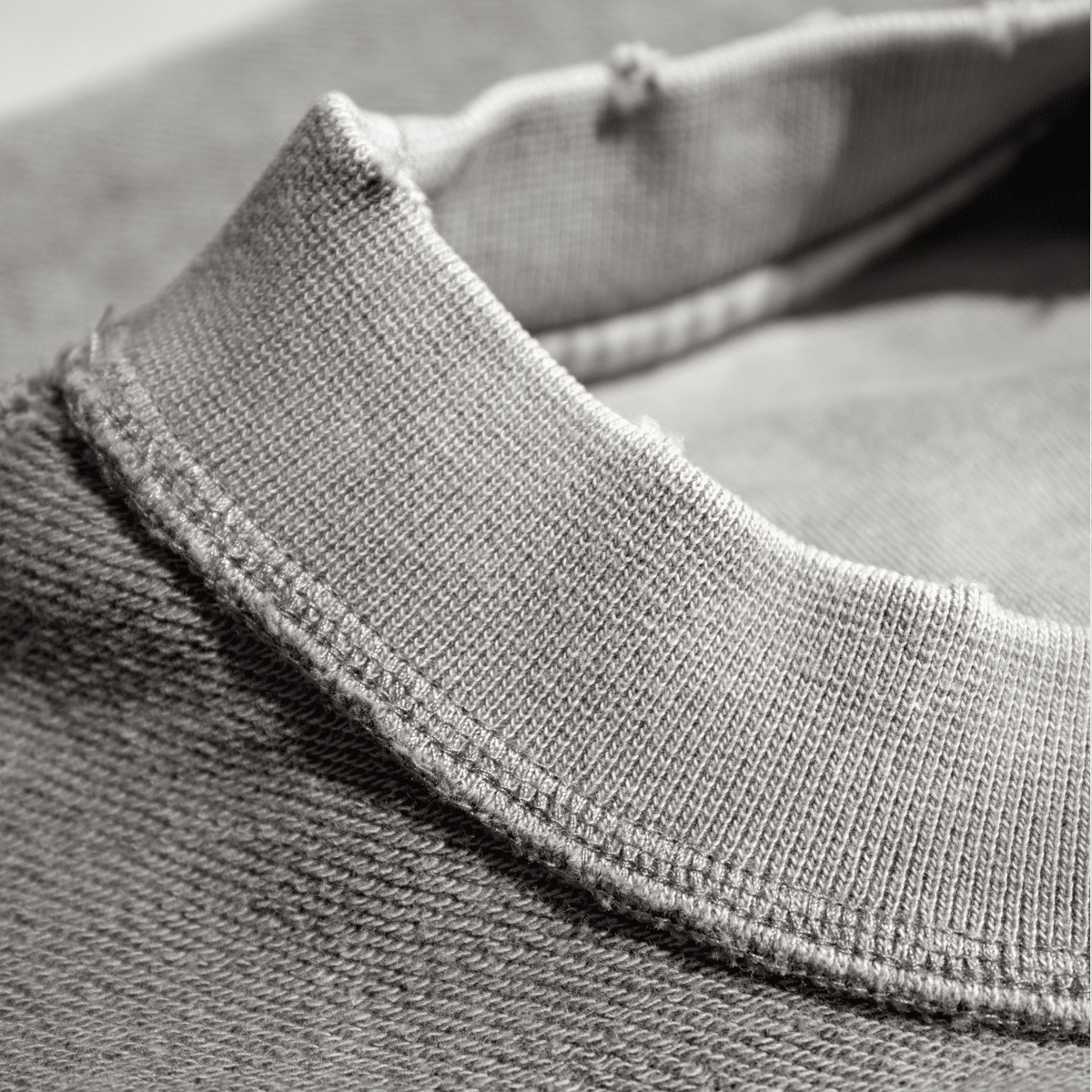 Heavyweight Washed Cropped Crew Neck