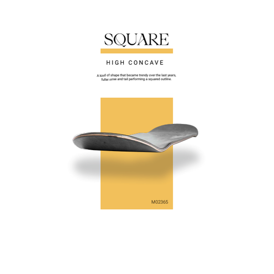 HLC MFG Blank Skateboard Deck - Square Shape