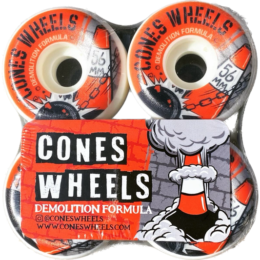 Cones Wheels | Wrecked 56mm Professional Skateboard Wheels