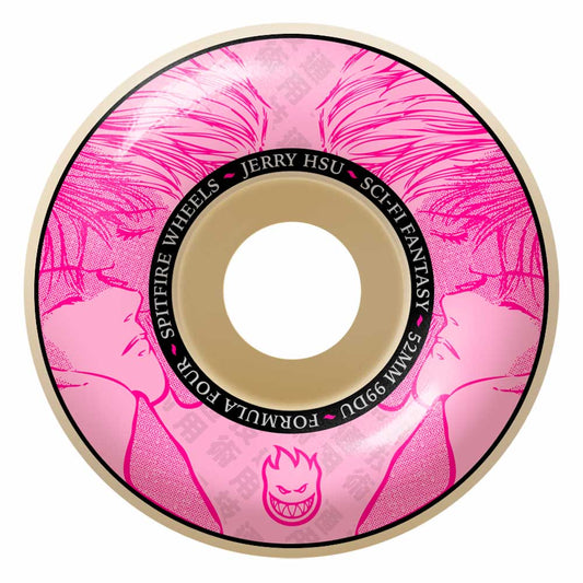 Spitfire Jerry Hsu SCI-FI Skateboard Wheels - F4 Classic 52mm 99a