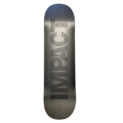 IMPACT XPU ALL BLACK SKATEBOARD DECK - Size 8.25 (Standard)
